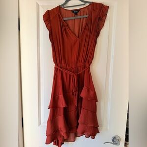 Simply Vera Vera Wang Rust Mini Dress
